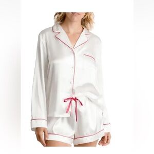 NWT In Bloom by Jonquil Satin Short PJ Set - XL